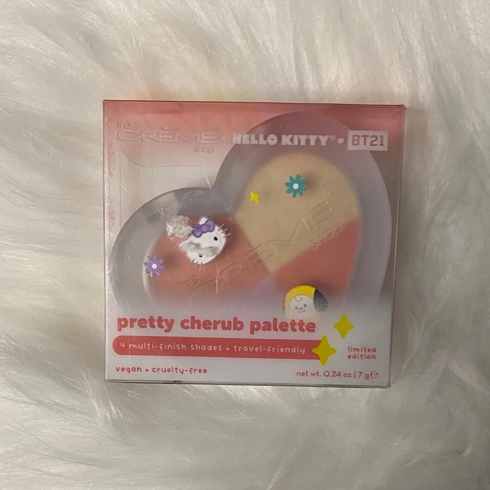 The Crème Shop Pretty Cherub Palette - Limited Edition 4 multi - finish shades